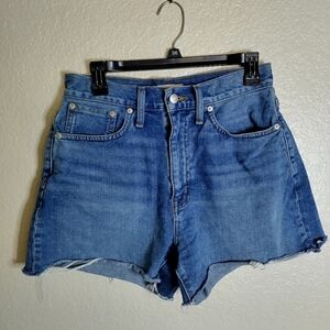 Madewell The Momjean Short in Streamside Wash Sz 28